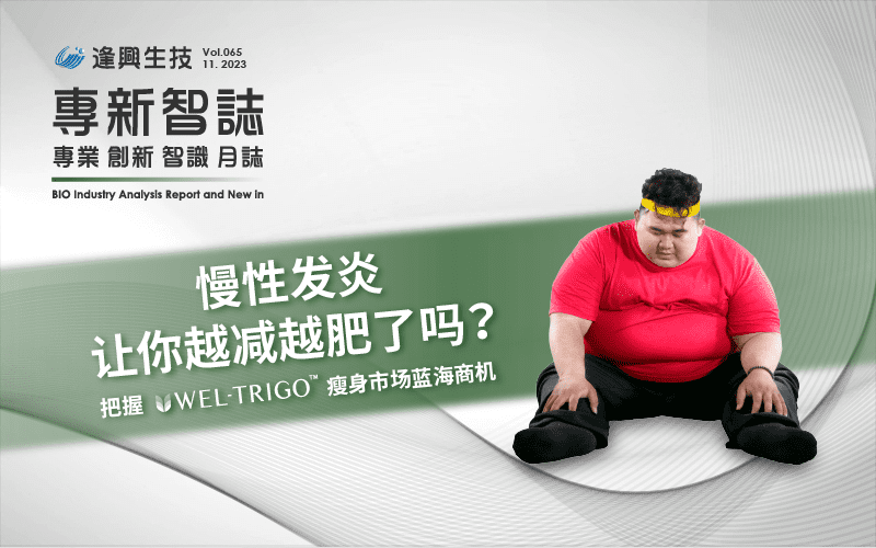 逢興百科專新智志 Vol65 慢性發炎讓你越減越肥了嗎？把握 Wel-TriGo? 瘦身市場藍海商機