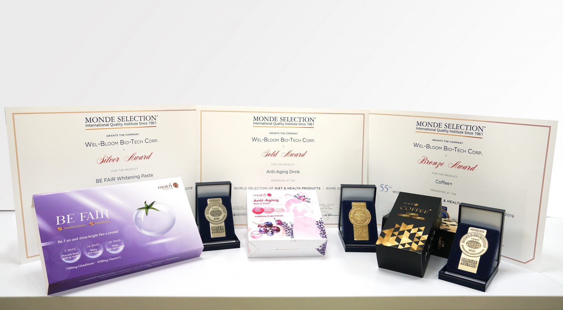 Monde Selection國(guó)際品質(zhì)大獎(jiǎng)，逢興生物三產(chǎn)品囊括金銀銅牌